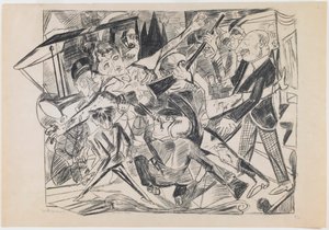 4. plaka: Şehitlik by Max Beckmann