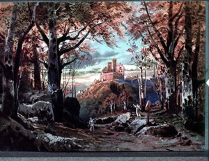 “Tannhauser” için dekor, Richard Wagner