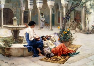 Harem Avlusunda,