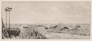 Bir Eldiven: Saygı, 1880. by Max Klinger