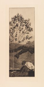 Opus VI, Bir Eldivenin Bulunması Üzerine Açıklamadan, 1881. by Max Klinger