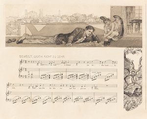 Opus XII, Brahms Hayali, 1894. by Max Klinger