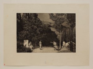 Pyramus ve Thisbe III by Max Klinger