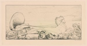 A Glove serisinden Triumph (Triumph) by Max Klinger