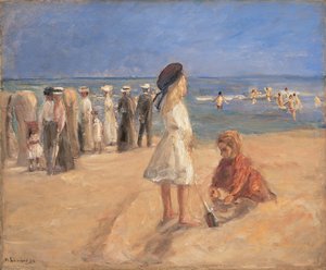 Sahil hayatı, 1916. by Max Liebermann