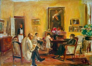 Sanatçı ve ailesi Wannsee