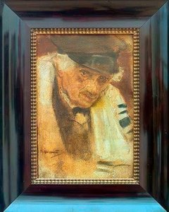 Yahudi bir dua şal by Max Liebermann