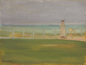 Sahildeki Kadın, 1901 by Max Liebermann