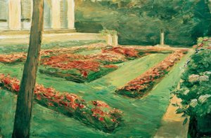 M.Liebermann, çiçek terası Wannsee by Max Liebermann