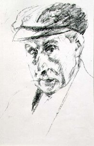 Şapkalı Bir Adamın Portresi, muhtemelen kendi portresi, 1923