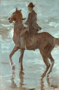 Sahilde binici by Max Liebermann
