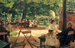 Restorasyon bahçesi by Max Liebermann