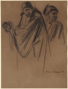 Şam Yolunda Aziz Paul için Çalışmalar, 1896. by Max Liebermann