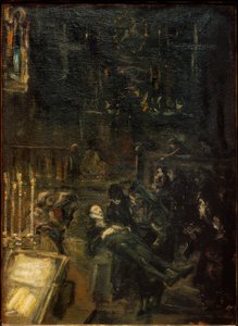 Aufbahrung Don Giovannis by Max Slevogt