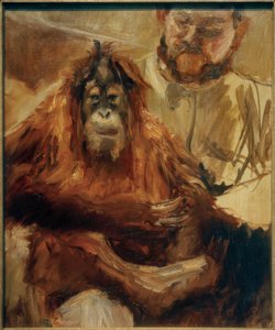 orangutan denizci ve bekçisi by Max Slevogt