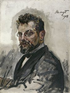 kendi kendine portre by Max Slevogt