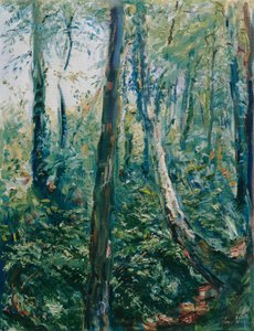 orman yolu by Max Slevogt
