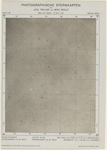 Fotoğrafik Yıldız Listeleri 24 Nisan 1901, 480. Yaratıcılar: Max Wolf, Johann Palisa. by Max Wolf, Johann Palisa