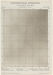 Photographische Sternkarte 2 Mart 1906, 2253. Yaratıcılar: Max Wolf, Johann Palisa. by Max Wolf, Johann Palisa