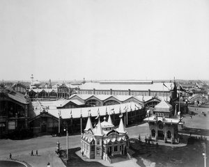 Genel görünüm, Tüm Rusya Sergisi, Nizhny Novgorod, Rusya, 1896.