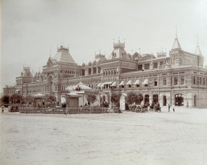 Ana fuar binası, Tüm Rusya Sergisi, Nizhny Novgorod, Rusya, 1896.