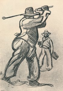Golf Oyuncusu, c1920, 1923