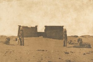 Sebona Tapınağı Dromos, 3 Nisan 1850. by Maxime Du Camp