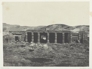 Gournah, Menephta Sarayı 1.; Teb by Maxime Du Camp