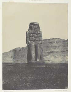 Qurnah, Memnon Heykeli; Teb by Maxime Du Camp