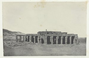 Gournah, Tomb of Osymandias, Thebes, 184951, 1852 basılmış. by Maxime Du Camp