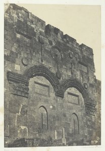 Kudüs, Golden Gate Bab-El-Daharieh, Filistin, 184951, 1852 basılmış. by Maxime Du Camp