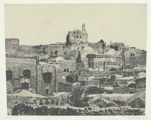 Kudüs, Batı Mahallesi, Filistin, 184951, 1852 basılmış. by Maxime Du Camp