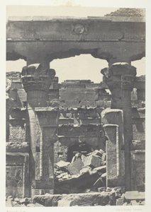 Kalabsheh, Porte du Pronaos; nubia by Maxime Du Camp