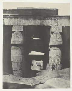 Karnak, Khons Tapınağı Portikosu; Teb by Maxime Du Camp