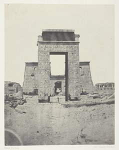 Karnak, Khons Tapınağı Propylone; Teb by Maxime Du Camp