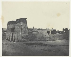 Karnak, Khons Tapınağı; Teb by Maxime Du Camp