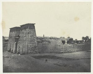Karnak, Temple de Khons, Thèbes, 184951, 1852