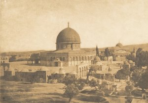 Ömer Camii, Kudüs, Ağustos 1850. by Maxime Du Camp