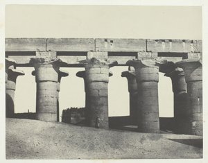 Luxor, Sarayın Büyük Sütunlusu, Teb, 184951, 1852