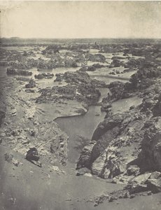Nubiya. İkinci Kataraktın Cavalier Görünümü, 1850. by Maxime Du Camp
