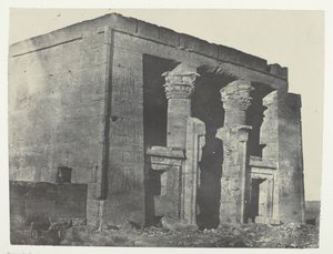 Temple De Dakkeh, Naos, Nubie, 184951, 1852 basılmış. by Maxime Du Camp