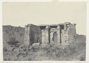 Tafeh Tapınağı (Antik Taphis), Nubia by Maxime Du Camp