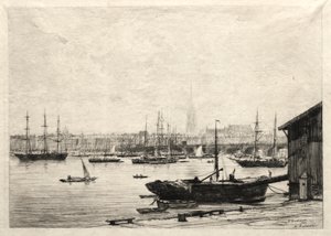 Bordo, 1866. by Maxime Lalanne
