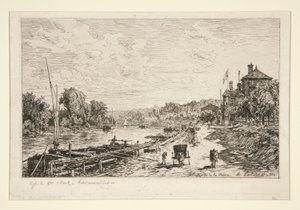Bords de la Seine (Seine Kıyıları) by Maxime Lalanne