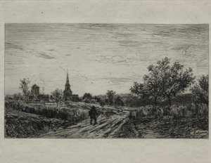 Manzara, Akşam (Eve Dönüş) by Maxime Lalanne