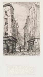 Rue des Marmousets (Eski Paris) by Maxime Lalanne