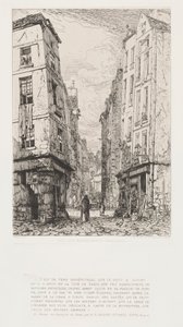 Rue des Marmosets Eski Paris, 1862.