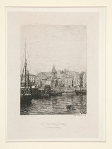 Peter-Port, Guernsey, pl. Süitten 1 adet Chez Victor Hugo (Victor Hugo by Maxime Lalanne