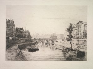 St. Michel Köprüsü'nden görünüm by Maxime Lalanne