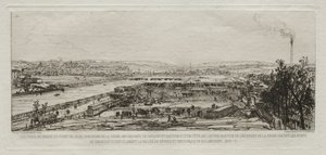 Pont-du-Jour'daki Viyadükten Görünüm, Seine Panoraması by Maxime Lalanne